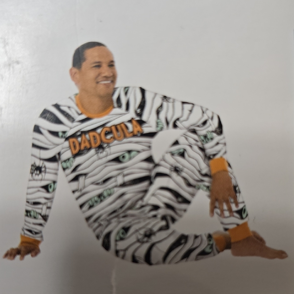 #418 Halloween Mummy Print Pajama Set
